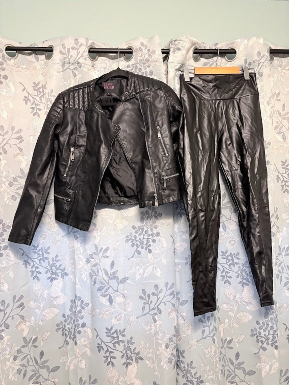 Dance Costume - Adult Small - Faux Leather Jacket and Pants Set, Never Worn